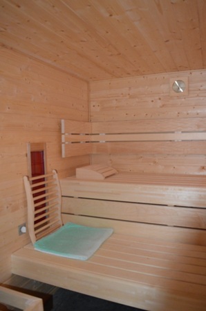 sauna combi + douche