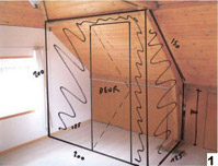 Voorbeeld zelfbouw sauna